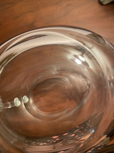 KROSNO Clear Handblown Glass Pitcher POLAND Beautiful 7.25” Tall HEAVY - Picture 7 of 7