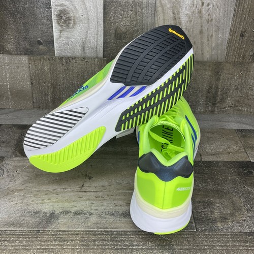 Brand New Adidas Adizero Boston Mens 10 M Signal Green Running H67514 Size 10.5 - Picture 10 of 11