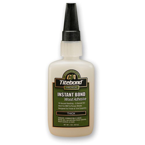 Titebond Instant Bond CA Glue 56.8g 2oz THIN, MEDIUM, THICK OR GEL From RDGTools - Picture 10 of 11