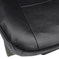 Vo Genuine Padded Thick Pu Leather 4pc Front 2 Low Back Bucket Seat Cover
