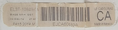 Ford F-150 2014 panel de instrumentos usado P#el3T-10849-ca - Imagen 4 de 7