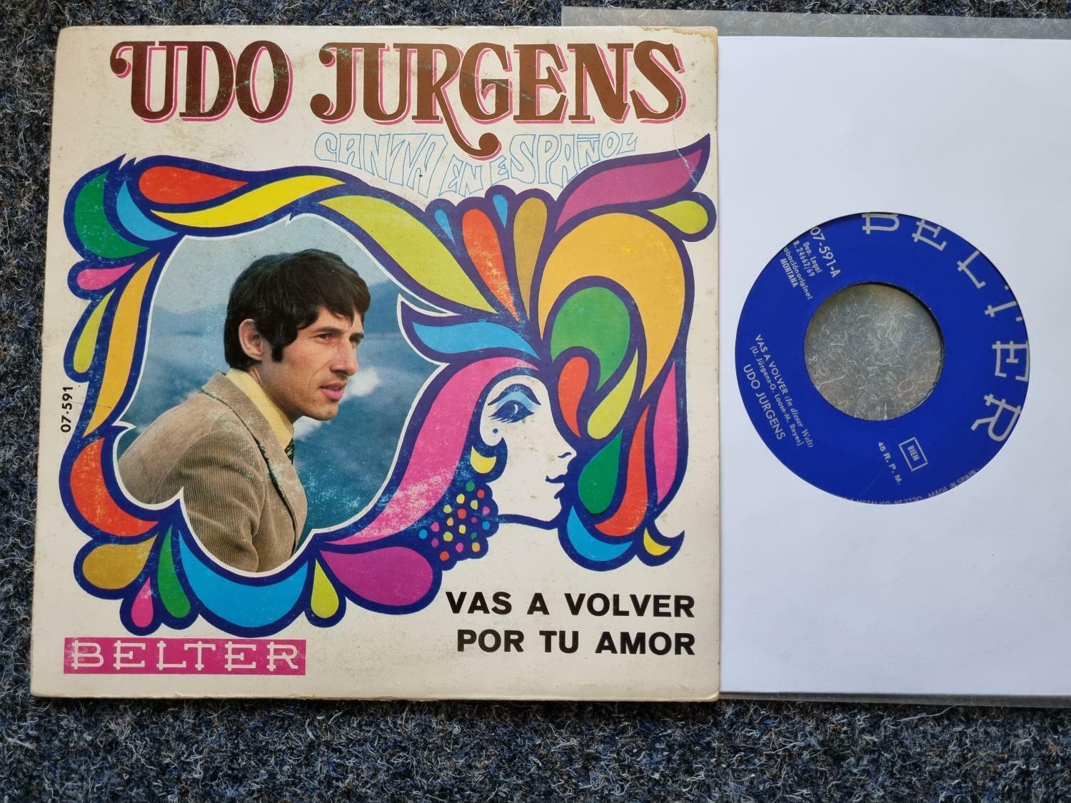 7"" Single Vinyl Udo Jürgens - Vas a volver SUNG IN SPANISH