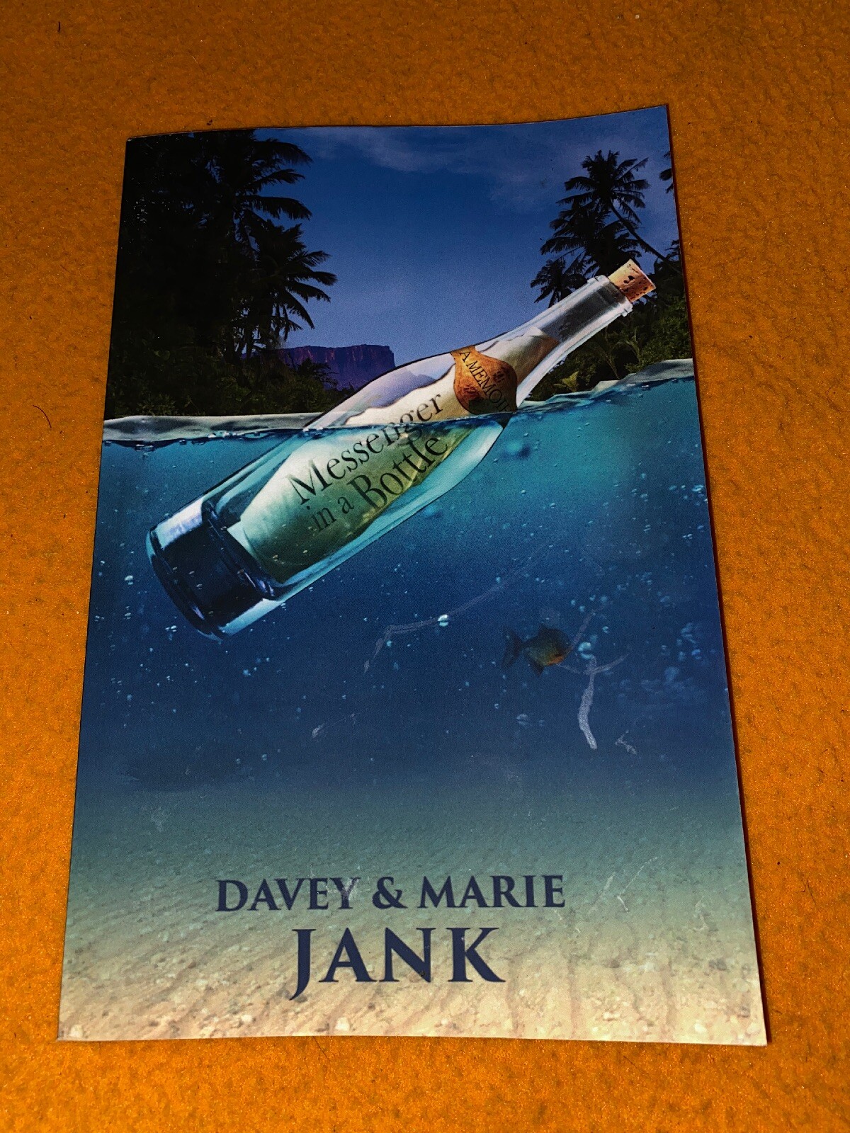 Messenger in a Bottle by Davey Jank Paperback Book