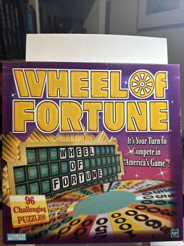Vintage 1999 Parker Brothers Hasbro WHEEL OF FORTUNE Game Complete
