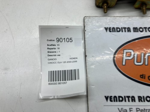 SERRATURA SBLOCCO SELLA HONDA CHIOCCIOLA 125-150 2000-2006 ORIGINALE - Foto 5 di 5