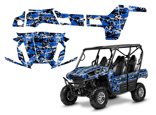 2012-2015 Kawasaki Teryx 4 or 2 seater Graphics Wrap kit 24 mil Digital Camo - Picture 6 of 15