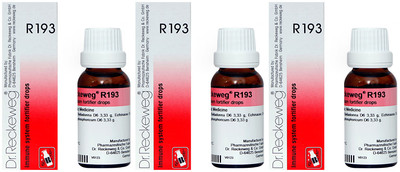 Dr Reckeweg R193 Drops 22ml (Pack of 3) Homeopathic Immune System Fortifier Drop