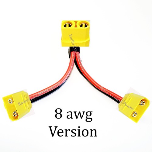 RCP XT90 Parallel Harness 8 or 10awg Double Battery Capacity Run Time & MAH - Picture 5 of 14