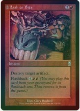 1 x Bash To Bits - Foil - Odyssey - LP - Magic The Gathering - MTG