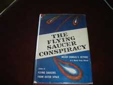 The FLYING SAUCER CONSPIRACY HC 1955 Donald Keyhoe--