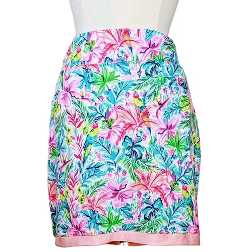 Stella Parker Womens Size Large Skort Skirt Pink Floral Pockets Golf Pickleball - Picture 3 of 23