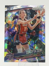 2025 Panini Prizm WNBA - Lucy Olsen - Cracked Ice Rookie Card - Mystics