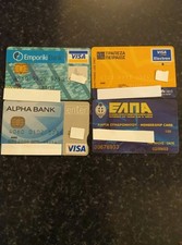 Collection de cartes de crédit diverses