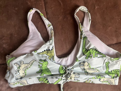 Women’s Romwe Dinosaur Print Bikini Size Large - Picture 5 of 7