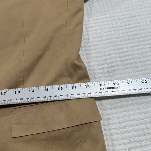 Chaqueta J.Crew Ludlow Chino Italiano 38S Crespi Algodón Camel - Imagen 6 de 13