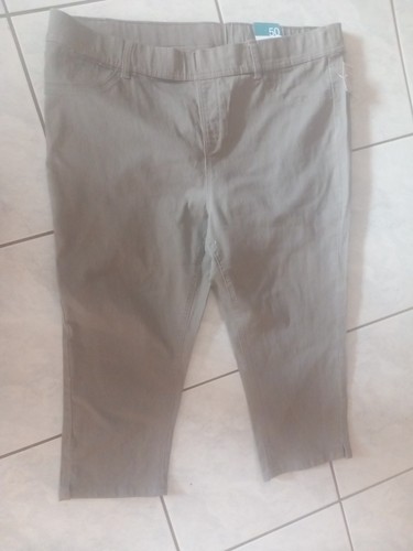 Damen Stretch Jeans7/8 Khaki GR.50 - Bild 2 von 2