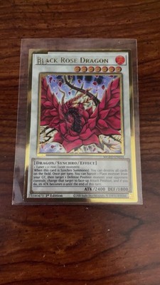 Black Rose Dragon MGED-EN026 Misprint!!!! Maximum Gold: El Dorado 1st Edition