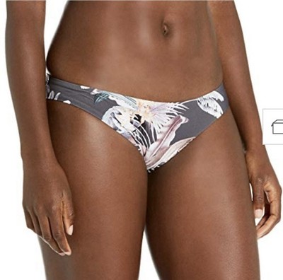 BCBGMAXAZRIA Women s Hipster Bikini Bottom Graphite Nature s Delight Size 8 NWT
