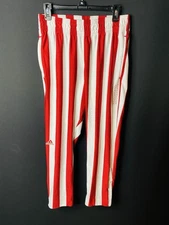 Indiana Hoosiers Pants Candy Stripe Adidas Pockets Red White Boys Youth L Large