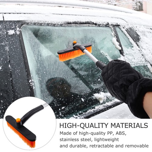 Cepillo quitahielos ajustable multiusos para quitar nieve de coche 2 en 1 - Imagen 11 de 12