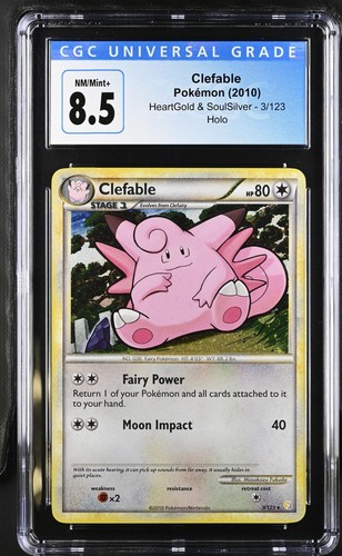 Clefable graded CGC 8.5 for sale on eBay