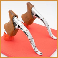 CAMPAGNOLO 1° gen NUOVO RECORD LEVE FRENO BICI DA STRADA VINTAGE OLD 60S forate