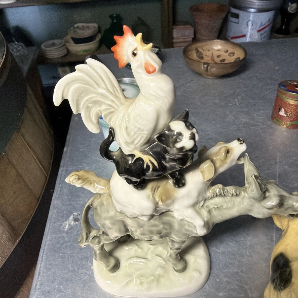 Hutschenreuther Figurine In Antique Ceramic & Porcelain Figurines