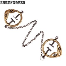 Breast Clamps With Metal Chain Products Breast Clips Breast Bondage Restraint