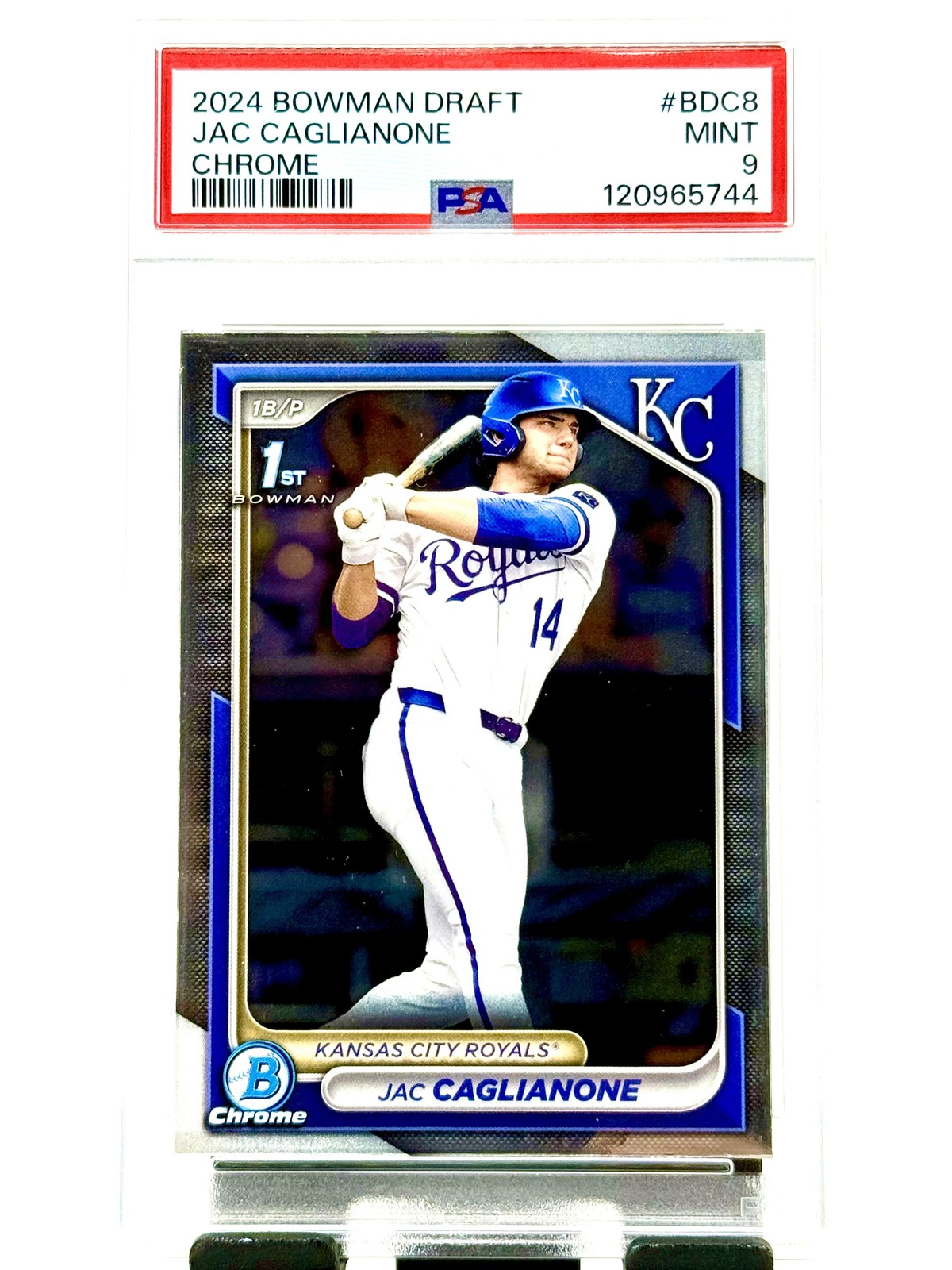 2024 Bowman Draft #BDC-8 Jac Caglianone Chrome PSA 9