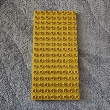 LEGO Duplo 8x16 Stud Base Board Plate - Dark Yellow - Large - EXCELLENT