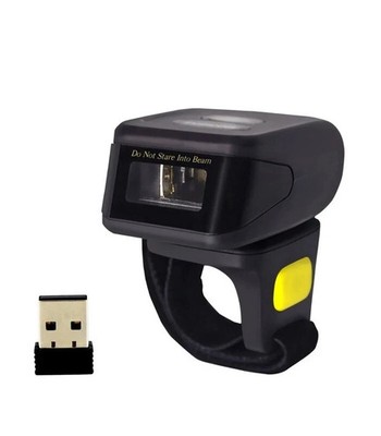 Symcode MJ R30 2D Portable Wireless Bluetooth Finger Ring Barcode Scanner Reader