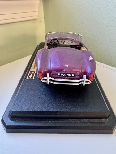 Burago Purple (1965) Ford AC Cobra 427 Die Cast Car - 1:24 - 7" - Metal - Italy - Bild 4 von 15