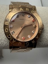 Marc By Marc Jacobs MBM3142 New Battery Ladies Watch 35MM 6.5" Rose Gold Tone