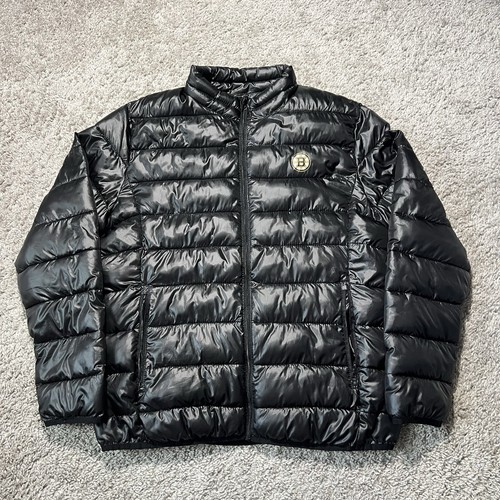 Boston Bruins Fanatics Puffer Jackeg Mens XL Black Full Zip NHL - Picture 1 of 7