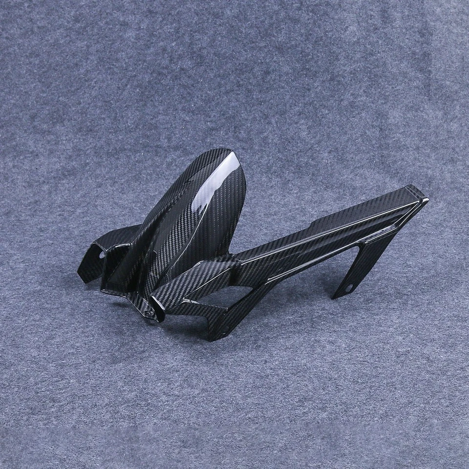 Guardabarros trasero Kawasaki Ninja 400 Z400 2018-2022 - 100 % fibra de carbono real Foto 4 de 4