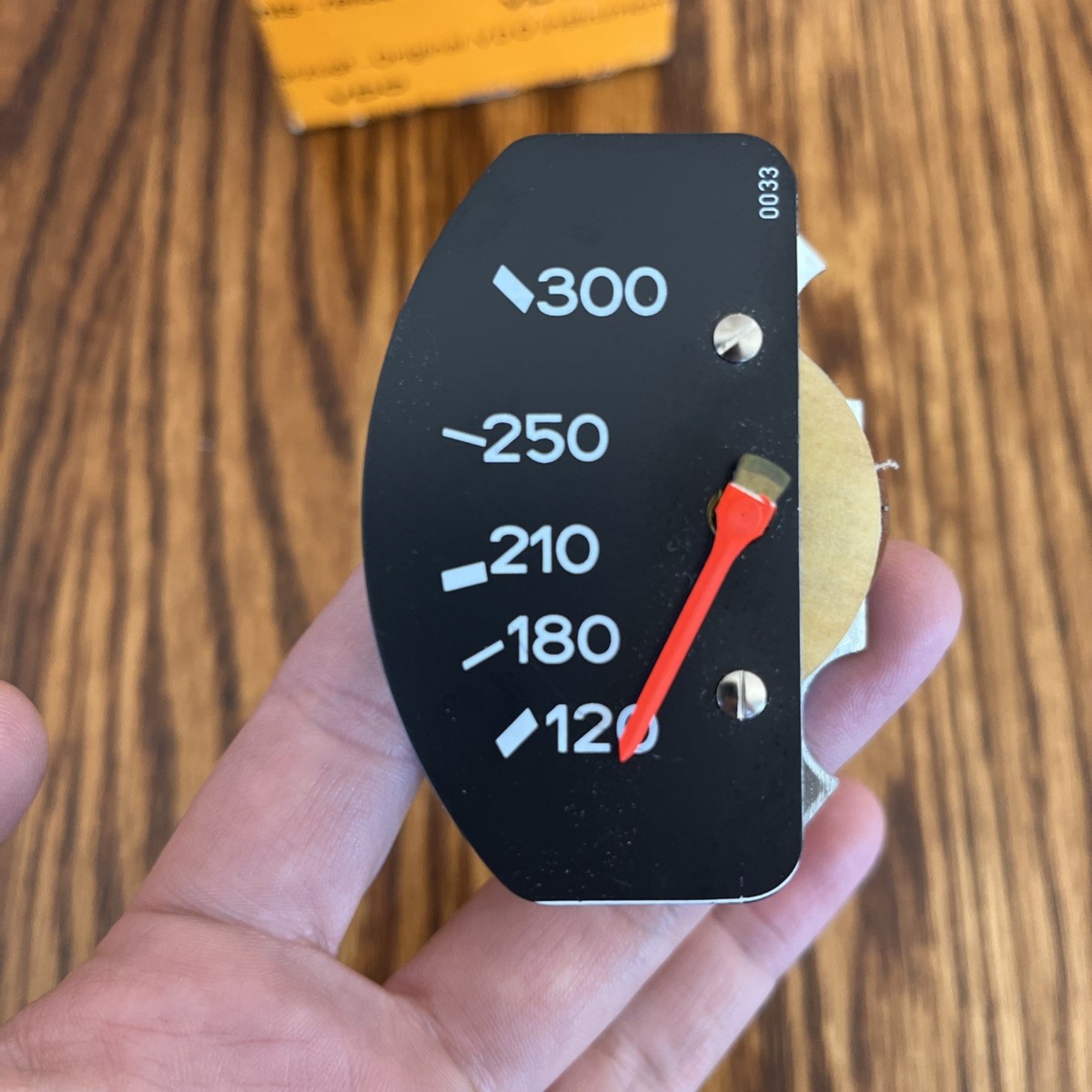 桔梗 Porsche 911 Temperature Gauge 911 641 103 90 NOS Numerical RARE