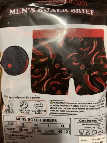Chili Peppers🌶️Herren Boxershorts~Gr. XL (40-42)~1Pk~Neu! - Bild 3 von 3