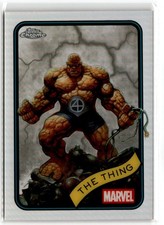 2025 Topps Chrome Marvel Refractor The Thing #109