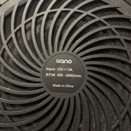 llano Laptop Cooling Pad, Gaming Laptop Cooler with Powerful Turbo Cooling Fa - Afbeelding 4 van 10
