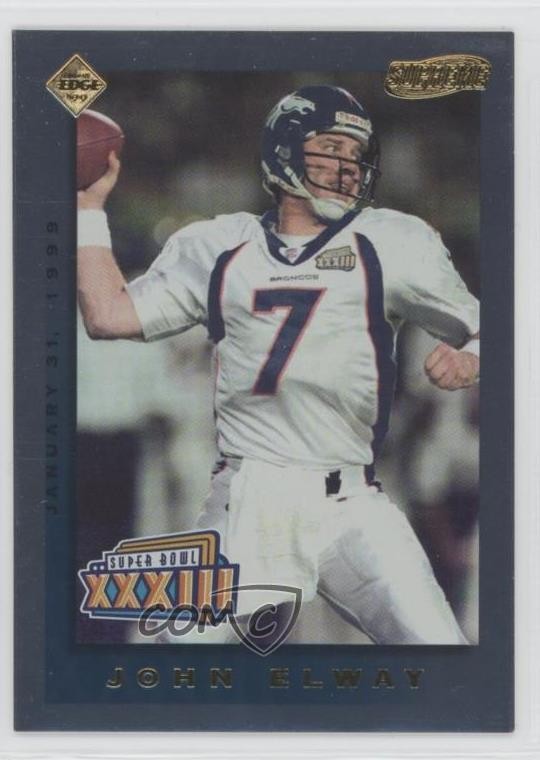 1999 Supreme Super Bowl XXXIII Supremacy Preview John Elway #S-1 HOF 1j0c