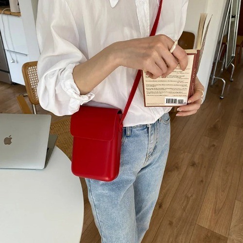 2024 Klappe Crossbody Taschen Damen Mini PU Leder Schulter Geldbörsen und Handtaschen - Bild 19 von 26