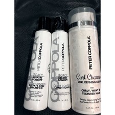 NWT Peter Coppola 3-Piece Haircare Set Shampoo Conditioner Curl Cream