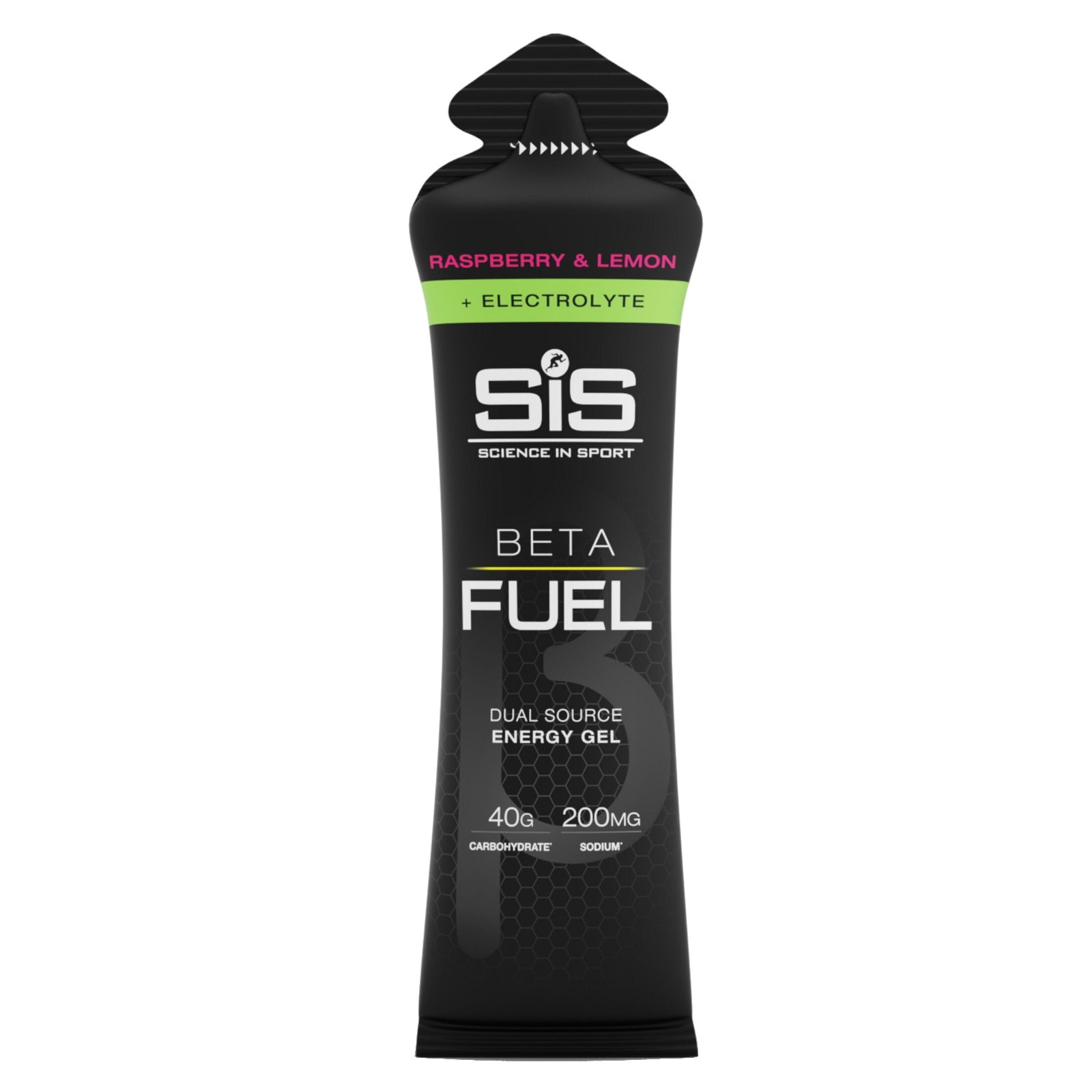 SIS Beta Fuel +Electrolyte Raspberry and Lemon 60ml Sports Energy Gel Single Gel
