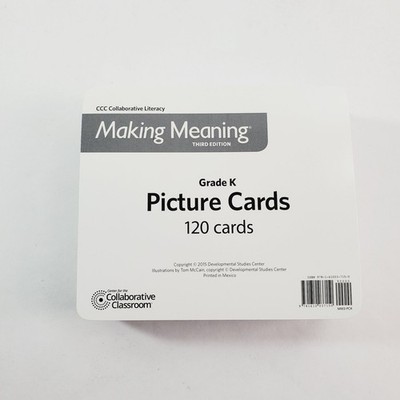 Making Meaning Grade K Picture Cards 3rd Edition 2015 120 Cards CCC