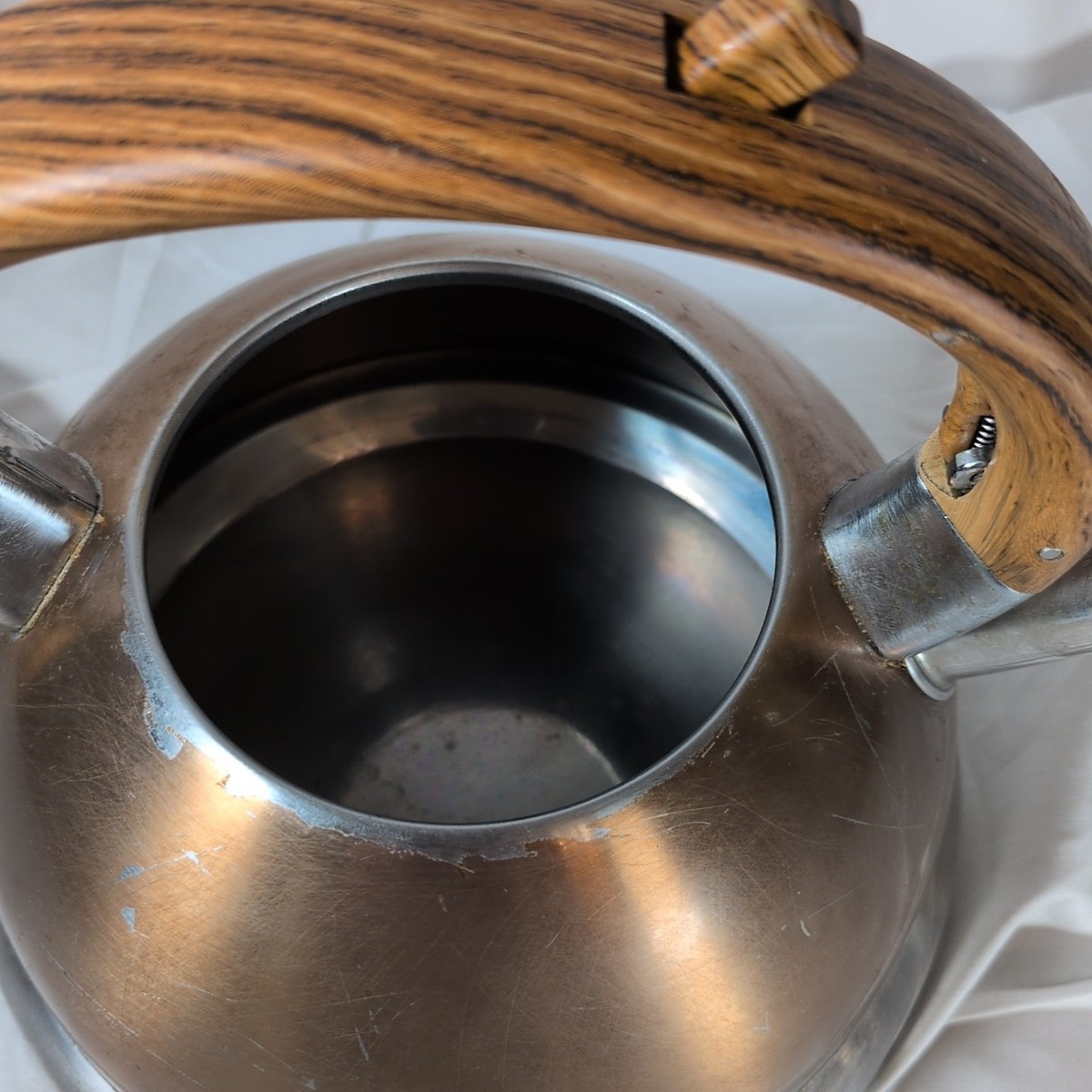 Balduzzi Italian Style Stainless Steel Induction Tea Kettle Faux