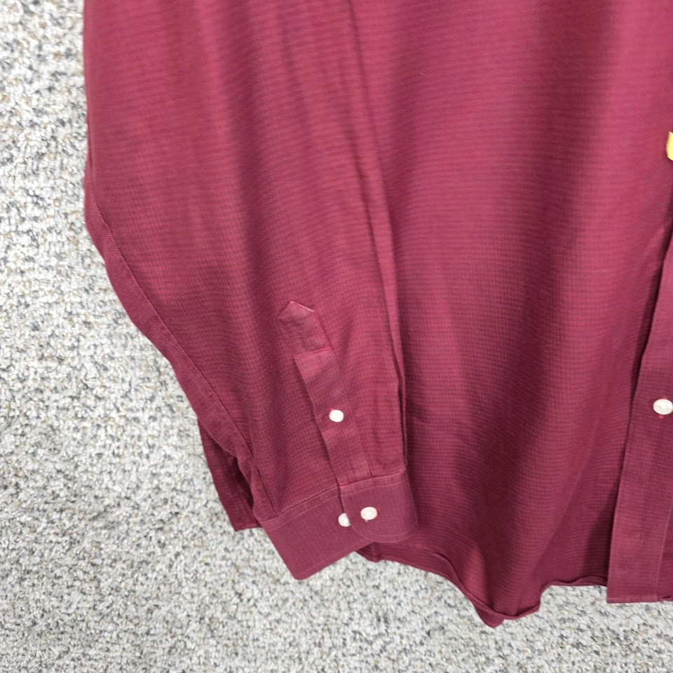 Camisa de Vestir Roundtree & Yorke Etiqueta Dorada Para Hombres 2XT Rendimiento Perfecto Sin Plancha Foto 3 de 4