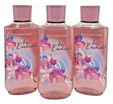 NEW Bath  Body Works Lot of 3 Bottles Be Enchanted Body Wash Shower Gel 10 oz