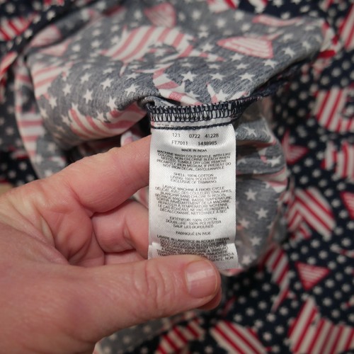Columbia Fishing PFG Shirt Mens Size L Vented Breathable USA Flag NWT - Picture 8 of 11