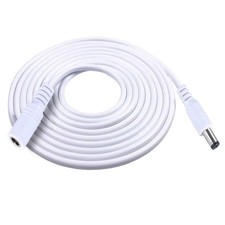 33FT DC Power Extension Cable 5.5mm x 2.1mm For CCTV Security Camera DVR LED
