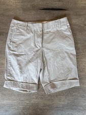 Ann Taylor Light Khaki Bermuda Dress Shorts Professional Petites Size 6P NWT